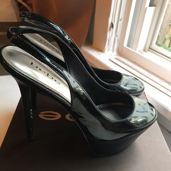 Black Bebe pumps - Picture 5 of 7